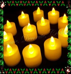 12x LED TeaLight Party Candles Only $5.00 Kellyville Wedding Decorations