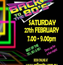 80&#039;s Night Bayswater Kids Party Venues